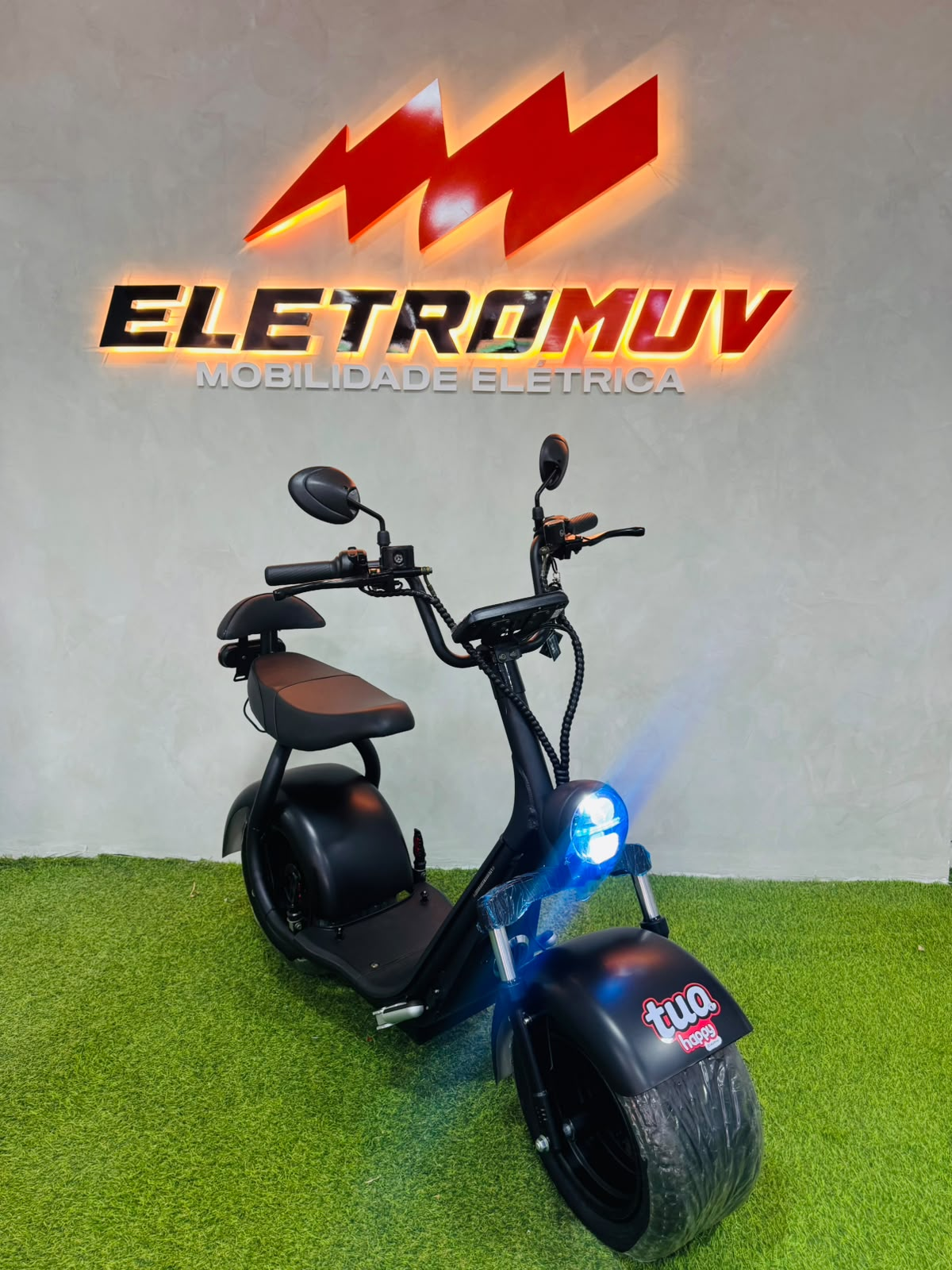 Scooter elétrica Tua 1000w preta