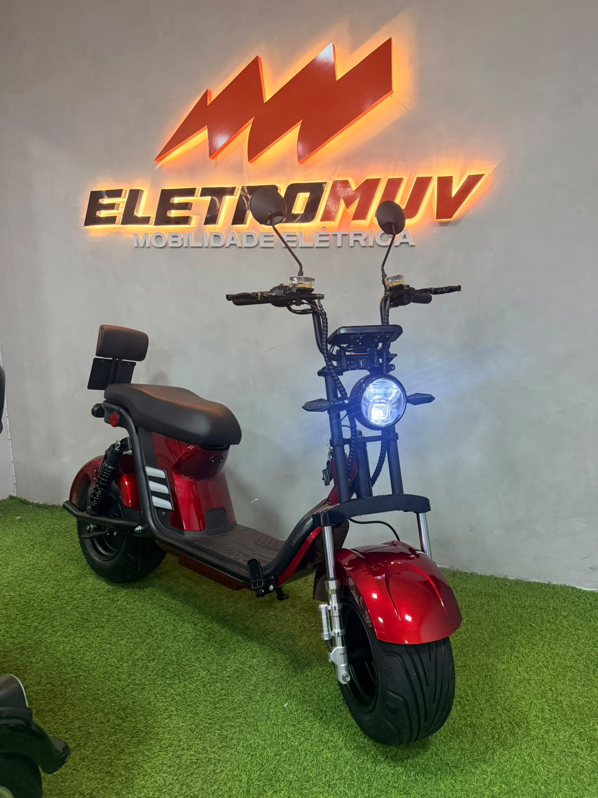 Scooter elétrica X13 1000W vermelha