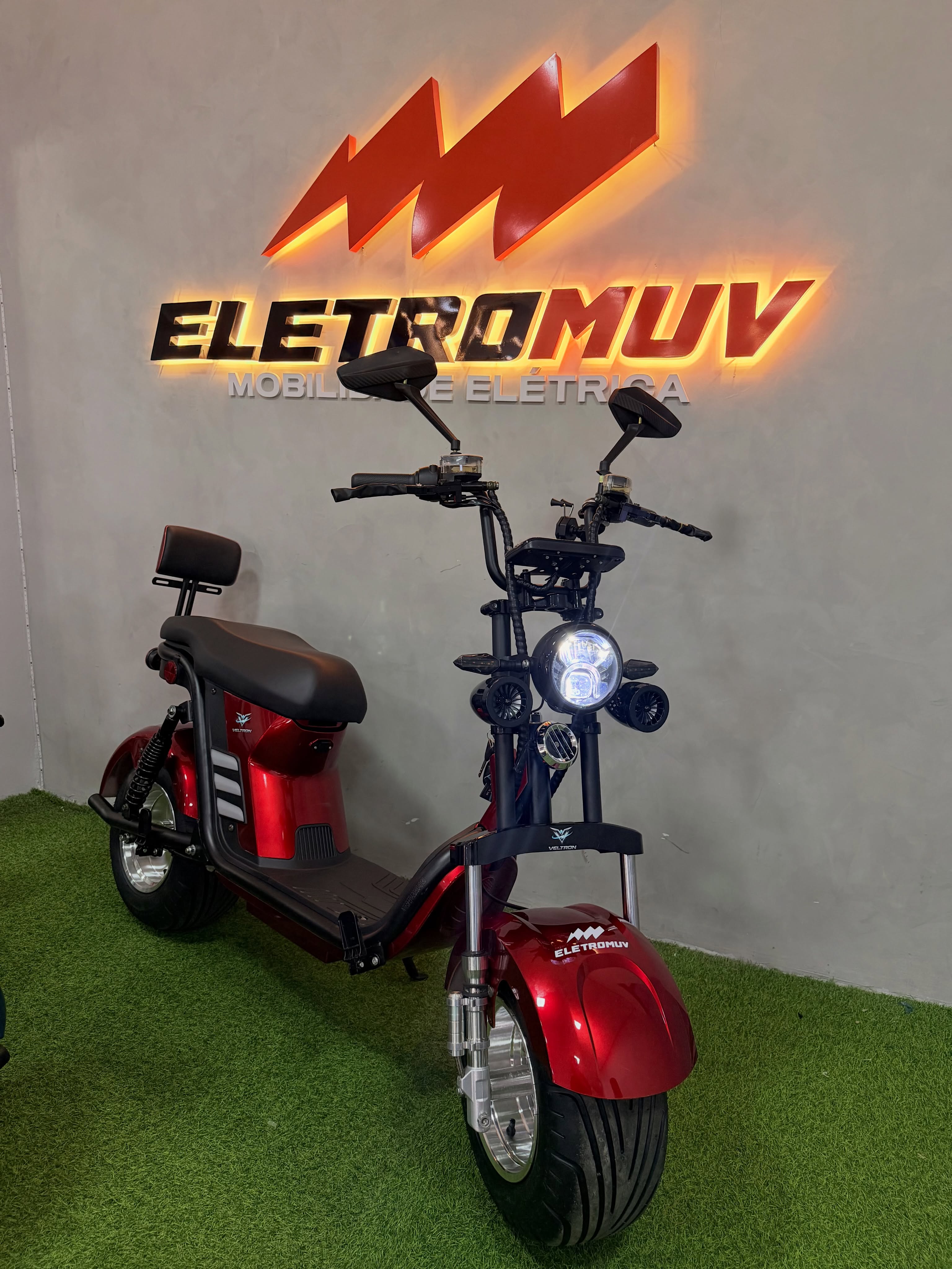 Scooter elétrica X12 Pro vermelha